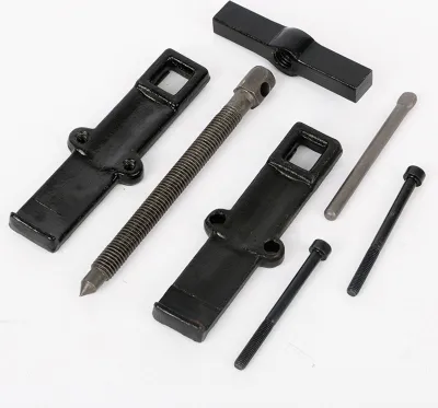Image de outil d'extraction de roulements à 2 mâchoires Acier à haute teneur en carbone traité thermiquement Outil d'extraction antidérapant résistant à la rouille 200mm/8in