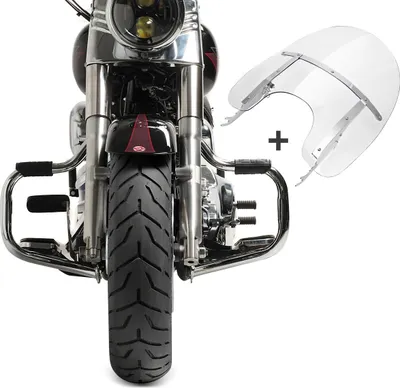 Zdjęcie produktu dla Crash bar + zestaw przedniej szyby do Harley Davidson Heritage Softail Class