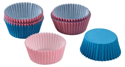Papier-Backförmchen, 50 Stück, extra groß, 5 cm, hitzebeständig