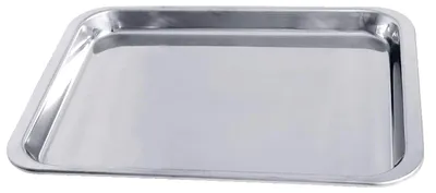 Produktbild von Auslagetablett, Ausstellblech, Edelstahl 18/10, 22,5-49,0 cm wählbar : 44 cm Variante: 44 cm