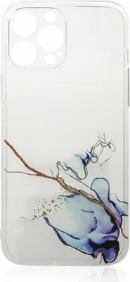Zdjęcie produktu dla Etui Marble do iPhone'a 12 Pro Max, niebieskie