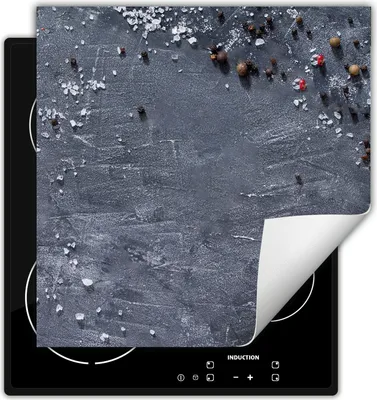 Produktbild von DarHaus Herdabdeckplatte 60x52 cm Anti Rutsch Matte Aufrollbar, schiefer