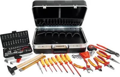 Produktbild von PARAT / KS Tools Werkzeugkoffer bestückt, Hausmeisterkoffer 80-teilig