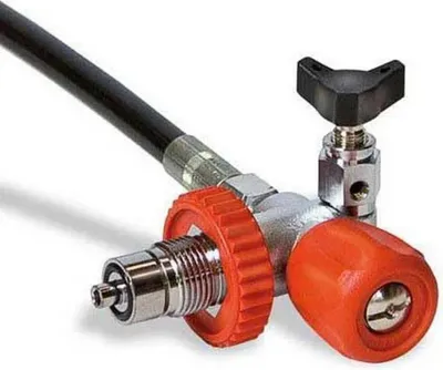 Produktbild von Coltri Din 300 Füllung Mit Purgue Für Mch13/16 Kompressorventil Silber  Silber One Size