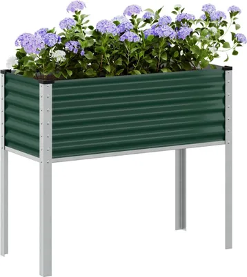 Produktbild von "2026 MODERNE"Garten-Pflanzgefäß Moderne - Pflanzkübel - Blumentopf Grün 100x45x90cm Stahl Promotion967501 - Beete