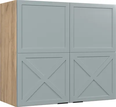 Obrázek produktu pro Skleněná kuchyňská skříňka Vicco Fame-Line Světle modrošedá 80 cm, Model 50826
