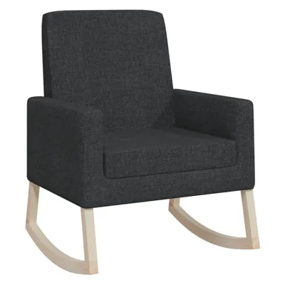 Obrázek produktu pro Houpací křeslo černé textil