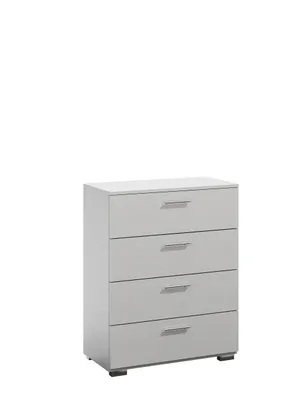 Zdjęcie produktu dla Komoda 80 cm biała, Komoda z szufladami, Szafka do salonu, pokoju