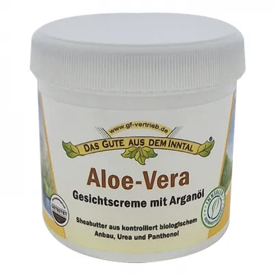 Produktbild von Inntaler Naturprodukte Aloe Vera Gesichtscreme mit Arganöl | 200 ml