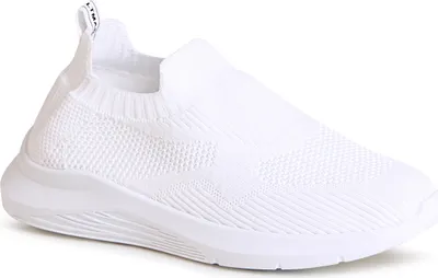 Produktbild von topschuhe24 2359 Damen Plateau Sneaker Light Slipper, Farbe:Weiß, Größe:37 EU