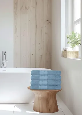 Obrázek produktu pro Muller Textiles 1000.20.93, Modrá, Bavlna, 4 kusů, 500 g/m², 50 x 100 cm