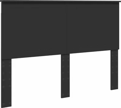 Produktbild von vidaXL Kopfteil mit Kopfteil Schwarz Eichen-Optik 140 cm Holzwerkstoff