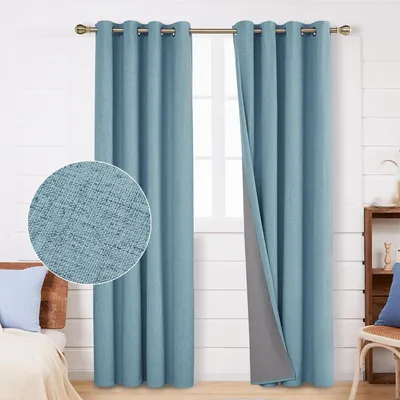 Zdjęcie produktu dla Zasłony zaciemniające z izolacją termiczną, zestaw 2 sztuk, 132 x 229 cm