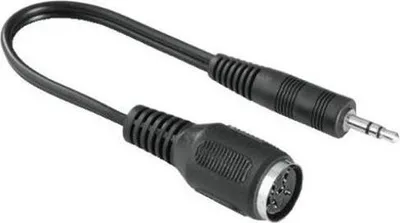 Produktbild von 20 cm Adapter-Kabel Würfelkupplung / 3,5-mm-Klinkenstecker