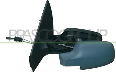 Produktbild von PRASCO RN4207124P Außenspiegel Seitenspiegel Links für RENAULT MEGANE II Coupé-Cabriolet (EM0/1) Asphärisch Grundiert Manuell