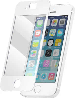Immagine prodotto di Moshi, pellicola protettiva per iPhone 5 / 5S / 5C / SE, antiriflesso e resistente agli urti, bianca / trasparente