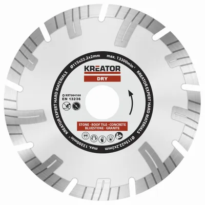 Obrázek produktu pro Diamantový řezný kotouč Expert ø 115 x 22,2 x 2 mm suchý beton kámen mramor