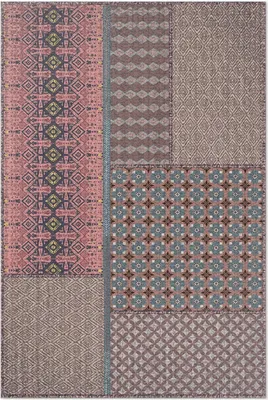 Produktbild von Aztekenmuster Nachahmung von gemustertem Stoff – Vinylteppich – 60x90 cm – Indoor Teppich – Flur – Pflegeleicht – Modern