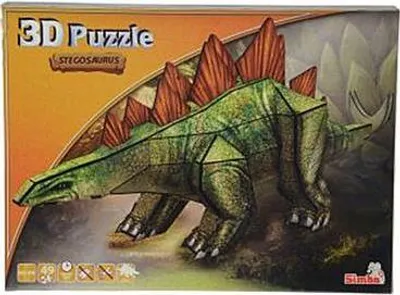 Produktbild von Simba 106136569 - 3D-Puzzle Stegosaurus, grün / braun