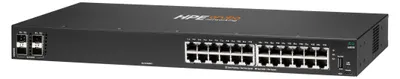 Produktbild von HPE Aruba Networking CX 6000 24p 10M/100M/1G 4p SFP 1G Switch, Managed, L3, Gigabit Ethernet (10/100/1000), Rack-Einbau, 1U
