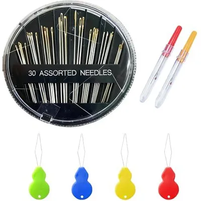 Produktbild von Handnähset - 30 Handnähnadeln & Zubehör - FYZTZ