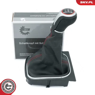 Obrázok produktu pre Radenie páky s poťahom pre VW Caddy III, EOS, Golf V, Golf VI, Jetta III, Touran, 5-stupňová prevodovka