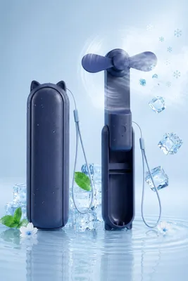 Produktbild von Tragbare Handventilatoren 3 Windstufen, 10 Stunden Laufzeit, Extrem Starker Wind