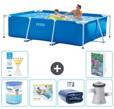 Obrázok produktu pre Obdĺžnikový bazén s rámom – 260x160x65 cm – 5-dielny, model S173