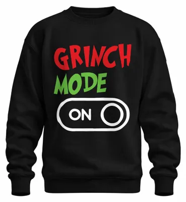 Imagen del producto de Grinch Mode On: Jersey navideño, diseño "Grinch", uni, color , talla M
