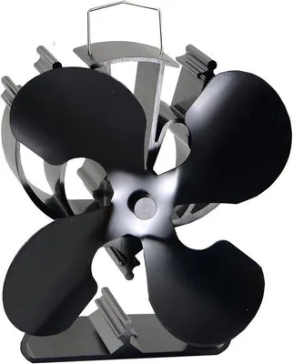 Immagine prodotto di Ventilatore ecologico nero per stufe a legna