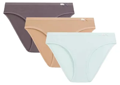 Productafbeelding van 3-delige set damesonderbroeken Atlantic, sportief design, meerkleurig, maat L