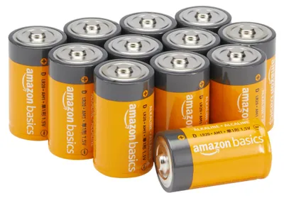 Produktbild von A. Basics Alkali-Batterien vom Typ D (Monozellen), 1,5 V, 5 Jahre lagerfähig, 12