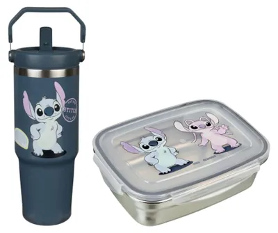 Produktbild von Lilo & Stitch Lunch-Set; Brotdose und Trinkflasche