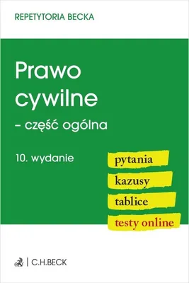 Productafbeelding van Prawo cywilne - część ogólna. Pytania. Kazusy. Tablice. Testy online