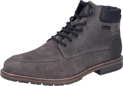 A single gray boot on a white background.