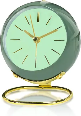 Image de Réveils analogiques rétro avec veilleuse, horloge de table vintage silencieuse, horloge de table analogique, réveil à piles pour le bureau et les voyages