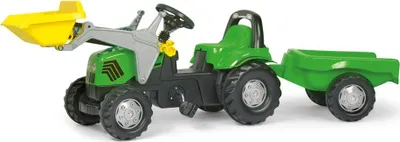 Image de Rolly Toys Trettraktor Deutz-Fahr 5115 G TB mit Anhönger + Frontlader, grön