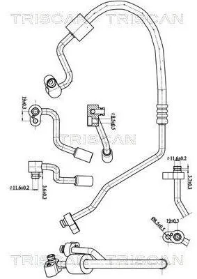 Zdjęcie produktu dla Przewód Klimatyzacji Vw Up 11-23