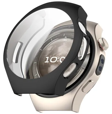 Image de Pour Huawei Watch 5 42mm Electroplated Full Cover TPU Smart Housse de protection noire