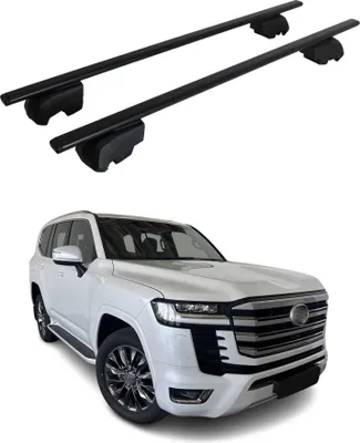 Image de Barres de toit transversales pour Toyota Land Cruiser J250 2024 Fer Noir 2Pcs