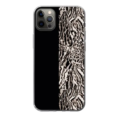Produktbild von MuchoWow® Handyhülle Schutzhülle Hülle für iPhone 12 Pro Max Tierdruck - Design - Tiere Silikon Softcase Handy Hülle - Hartschale