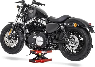 Immagine prodotto di Sollevatore per moto Sollevatore a forbice Sollevatore # Mini rosso