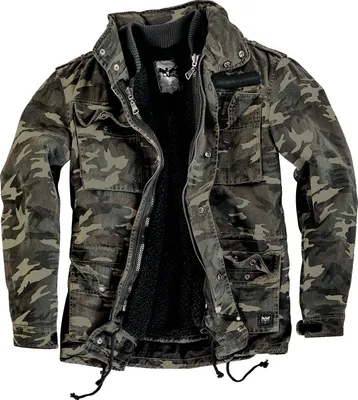 Produktbild von Black Premium by EMP Herren Camouflage Jacke mit Innenjacke XXL
