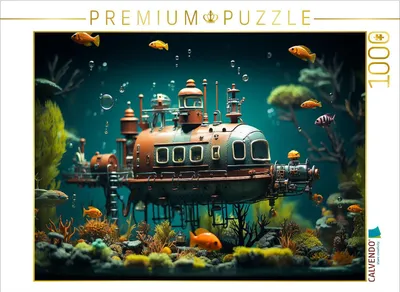 Produktbild von CALVENDO Puzzle Spielzeug Unterwasserstation | 1000 Teile Lege-Größe 64x48cm Foto-Puzzle für glückliche Stunden