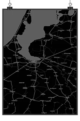 Produktbild von Mr. & Mrs. Panda Bild Ribnitz-Damgarten DIN A5 - Geschenk, Stadt Dorf Karte Landkarte Map Stadtplan, Kunstdruck, wanddeko, Plakat, Wanddekoration, drucke