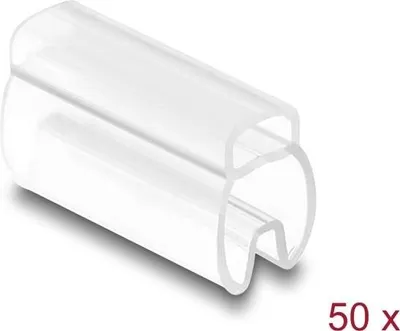 Obrázok produktu pre DeLOCK 80951, Priehľadná, Plast, 50 kusov, 4 - 7 mm
