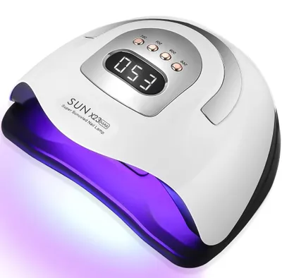 UV-LED-Nagellampe 380 W, 81 LEDs, 4 Timer, LCD, Sensor