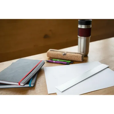 Produktbild von Lineal aus Aluminium 30 cm in silber Silber