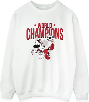 Produktbild von Disney - "World Champions" Sweatshirt für Damen BI28834 (XXL) (Weiß)
