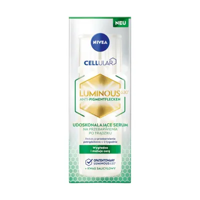 Obrázok produktu pre Nivea Cellular Luminous 630 Serum na przebarwienia po trądziku, 30ml
